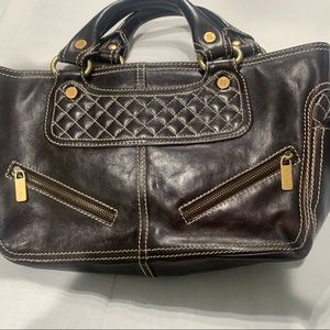 Celine Shoulder bag dark brown